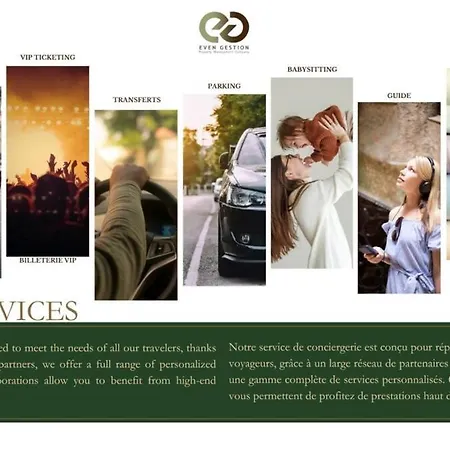 Premium-parc Monceau-wagram -3 Chambres-6pers *